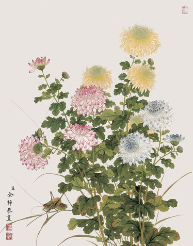 相将游戏绕池台(孟浩然),又占三春风景来(白居易);夹路秾花千树 | 清·瞿士雅 上巳宴集懋