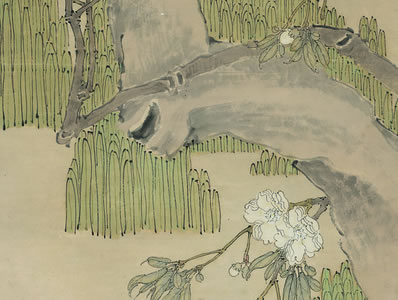 春正迟,晨尚冷;水咽辘轳金井;深闺少妇不如愁,日对碧纱烟影;燕掠 | 清·杨澄 满宫花 春晓
