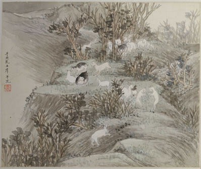 烟条雨叶,绿遍江南岸;思归倦客,寻芳来较晚;岫边红日初斜,陌上飞 | 宋·晏几道 扑蝴蝶
