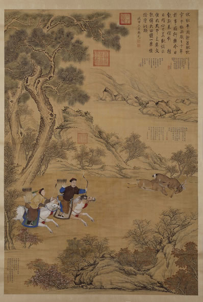 鱼钥兽环斜掩门,萋萋芳草忆王孙;醉凭青琐窥韩寿,闲掷金梭恼谢鲲 | 唐·赵光远 题妓莱儿壁