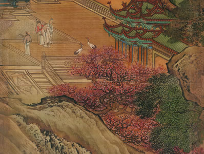一树万花稠,花光尽入楼;偶逢寒食赏,偏忆少年游;照座惊红艳,伤春 | 清·查慎行 寒食钟复周