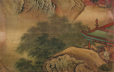 色丝深文罗,持作双行缠;系侬白玉胫,步步作春妍;绣缠合欢带,足底 | 明·刘绩 双行缠