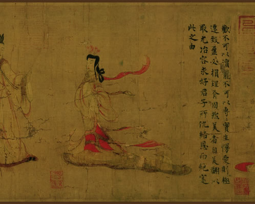 横江一抹是平沙;沙上几千家;得到人家尽处,依然水接天涯;危栏送目 | 宋·闾丘次杲 朝中措