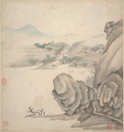 江风逗馀凉,辍棹自成赏;谷口霞已开,洲心月初上;遥闻欸乃曲,知是 | 明末清初·汪琬 泊石湖