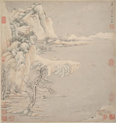 社燕宾鸿,烟雨无消息;西风去、东风摇曳,几度棹歌凄恻;鸳鸯一别人 | 清·沈皞日 轮台子 寄