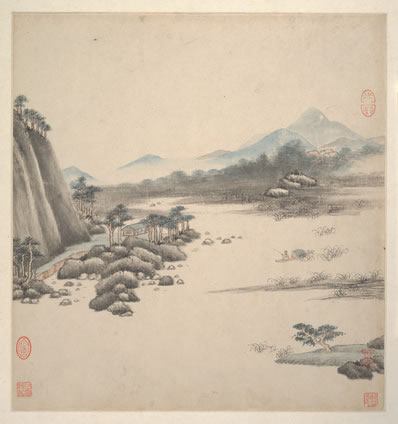 好去昌吾道,谁能滞故乡;壮怀云万里,吟兴月三湘;浦阔鱼吹浪,天低 | 元·陈泰 送友人适衡阳