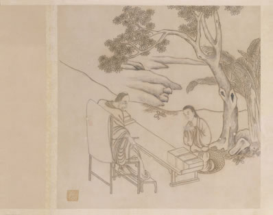 春归巷陌,烟锁楼台,樽前明月三更;带醉相逢;钗行细认难明;裴航只 | 近现代·李继熙 声声慢