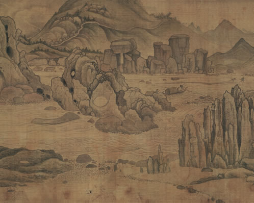 老向明时隐,梁鸿与孟光;赁佣身不似,举案德相方;彩诰双纶宠,华堂 | 明·王慎中 王氏荣寿卷