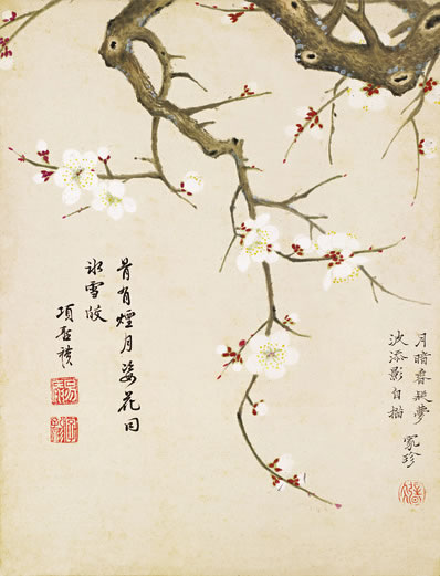 白玉堂前一树梅,今朝忽见数花开;儿家门户寻常闭,春色因何入得 | 唐·蒋维翰 春女怨