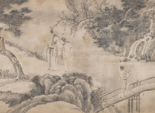 汉武爱边功,李陵提步卒;转战单于庭,身随汉军没;李陵不爱死,心存 | 唐·刘湾 李陵别苏武
