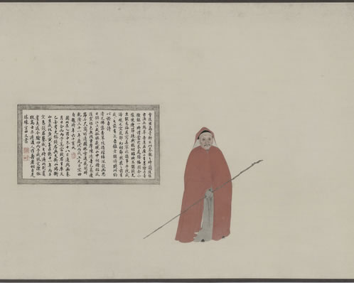 亢村自昔产人豪,吏部文章北斗高;卿月辉辉膺异数,晨星落落此同袍 | 明·董其昌 寿郭光山太