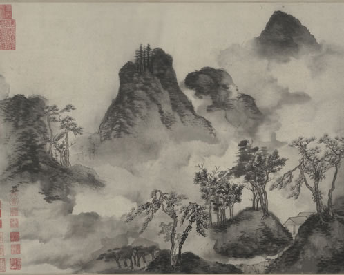 绛扉半掩,红板斜欹,深院人静;碎玉鸣琴,暗水自流花径;紫藤开,绯 | 清·黄燮清 倦寻芳 偕
